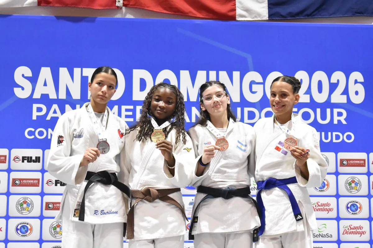 Brache, Tolentino y Josefa, oro en Panam junior de judo; RD logra segundo lugar