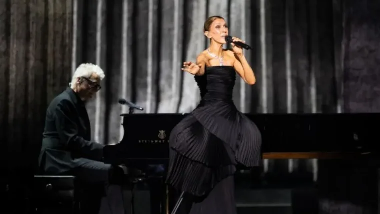 Céline Dion convierte la moda en parte del espectáculo dentro