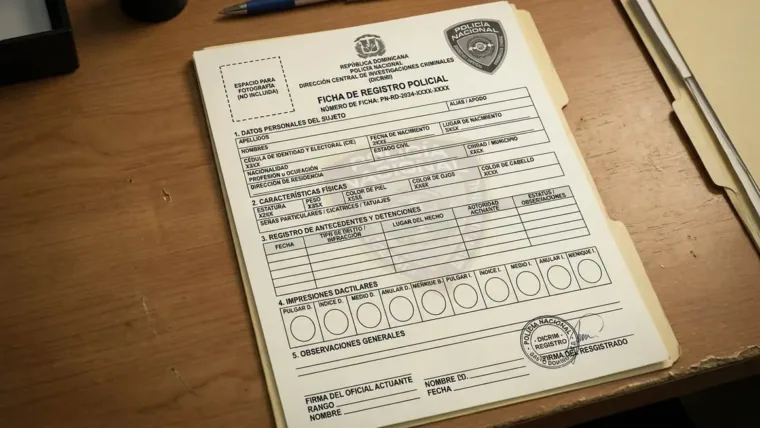 ¿Cómo sabe una persona si tiene una ficha policial?