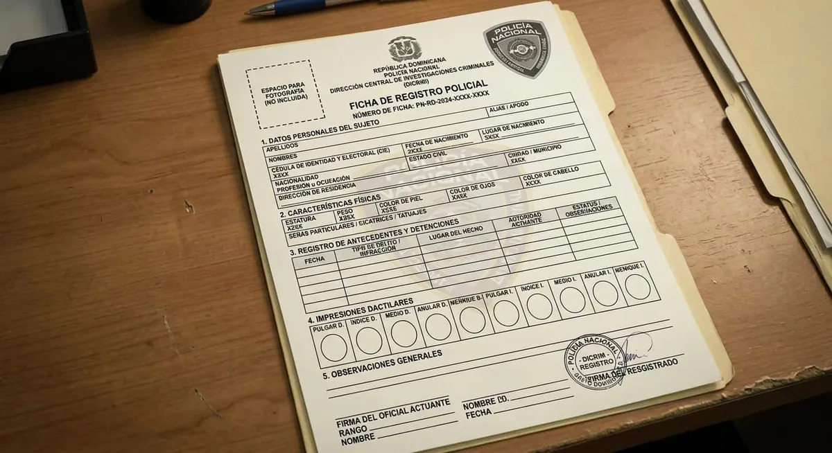 ¿Cómo sabe una persona si tiene una ficha policial?