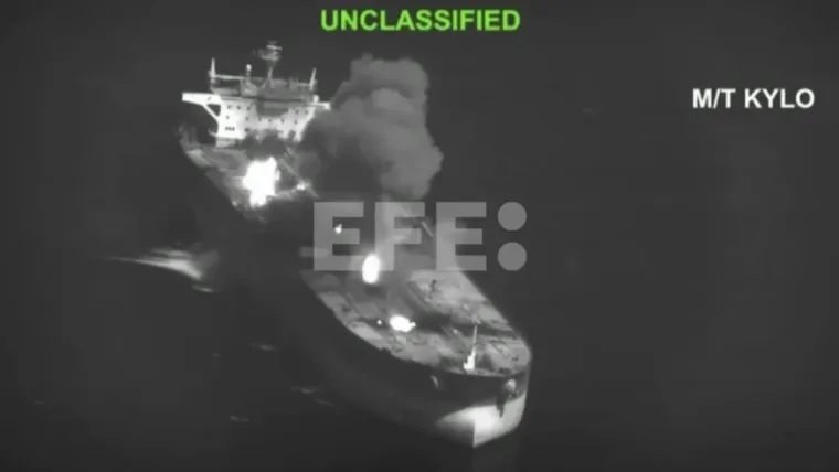 EE.UU. atacó petroleros iraníes tras misiles lanzados contra