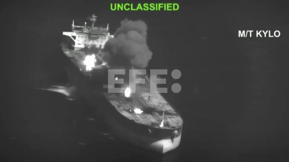 EE.UU. atacó petroleros iraníes tras misiles lanzados contra buques de guerra