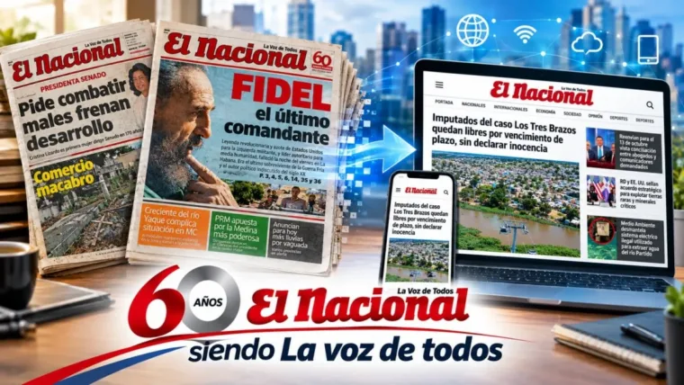 El Nacional cumple 60 años convertido en un medio digital más