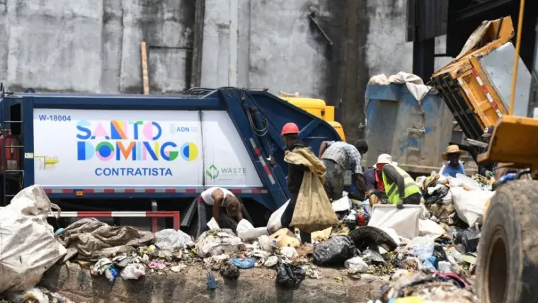 Entorno de estación de transferencia de desechos sólidos
