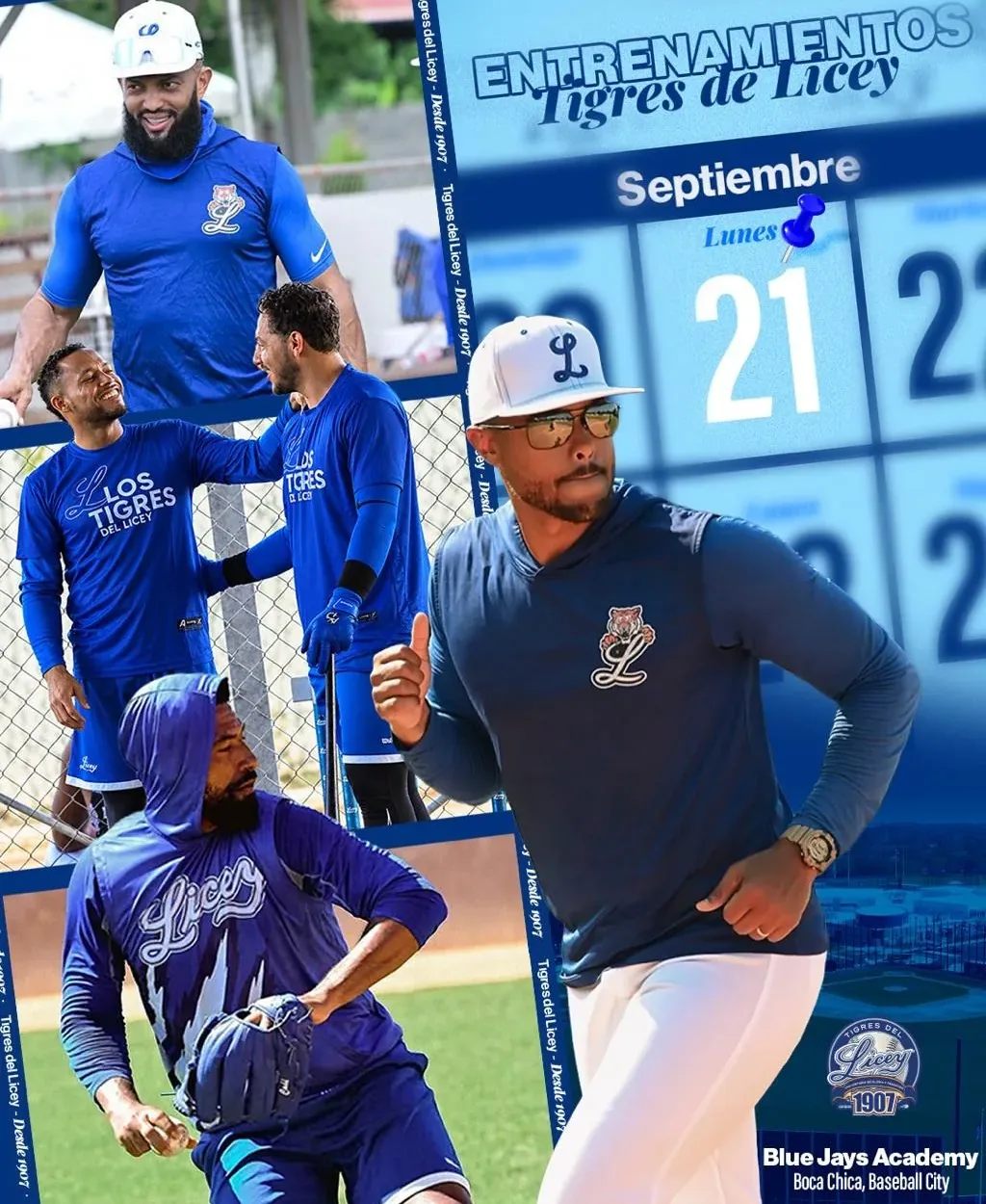 Entrenamientos del Licey inician el 21 de septiembre