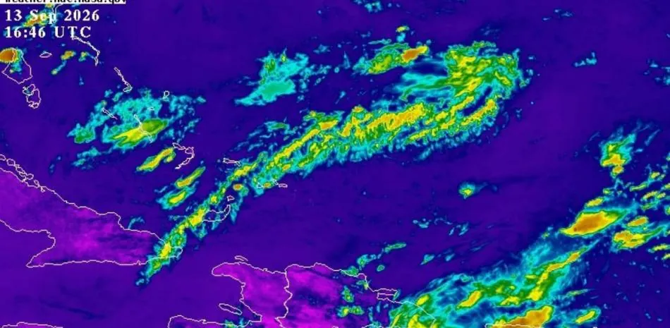Indomet vigila zona de aguaceros y tormentas eléctricas en el Atlántico