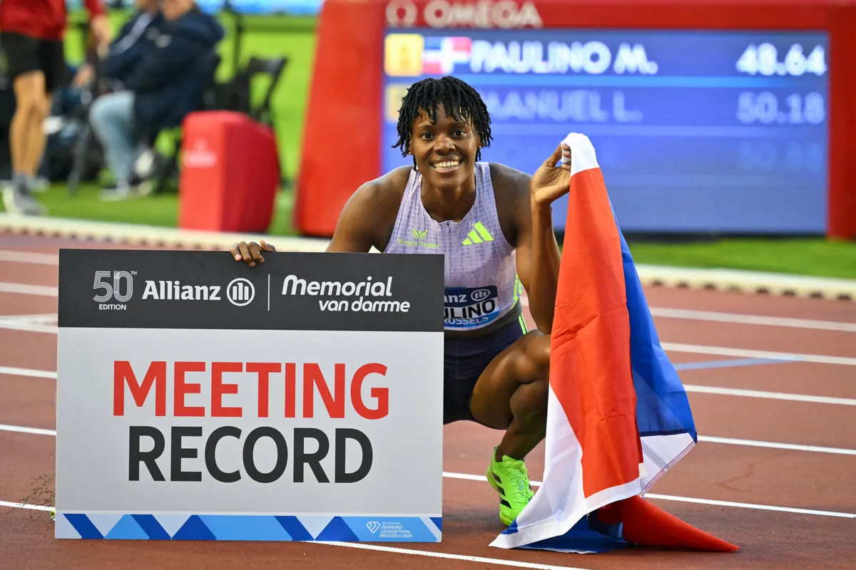 ¡La reina de los 400 metros! Marileidy Paulino conquista por cuarta vez la Liga Diamante