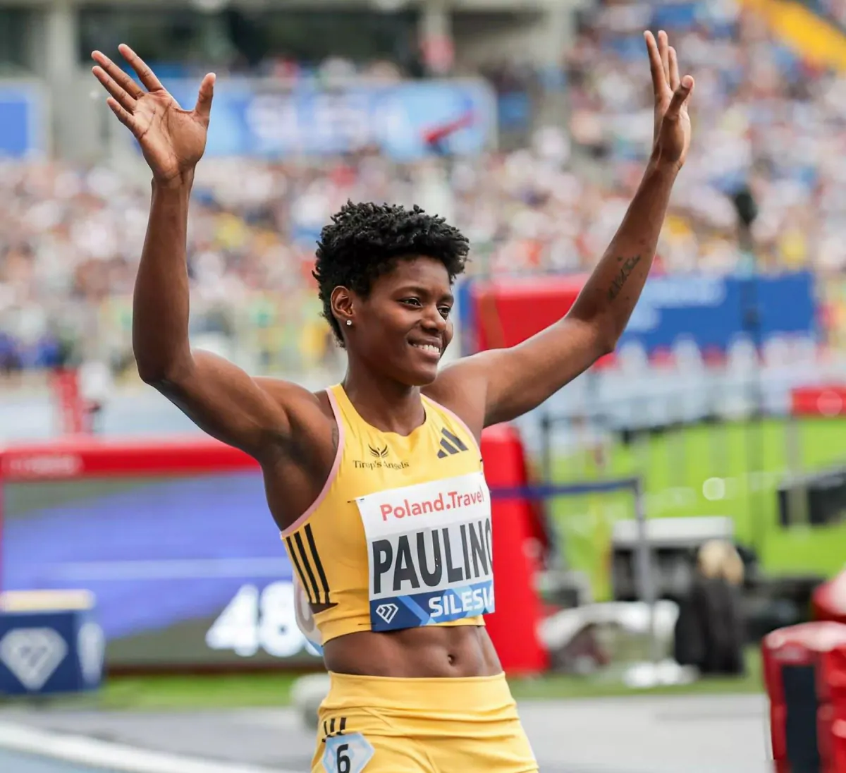 Marileidy Paulino, Alison dos Santos y Audrey Werro iluminan sus diamantes en Bruselas