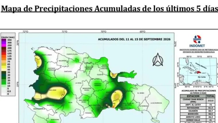 ¿Quieres saber cuándo ha llovido en el país? aquí reportes de