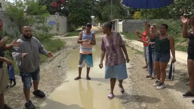 Residentes de La Ureña protestan por el deterioro de sus