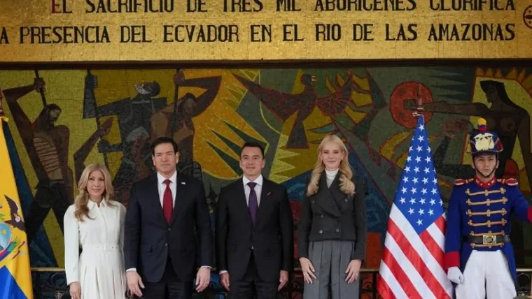 Rubio endurece guerra contra narcos con la visita a su aliado