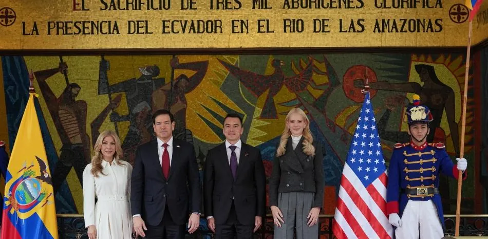 Rubio endurece guerra contra narcos con la visita a su aliado ecuatoriano