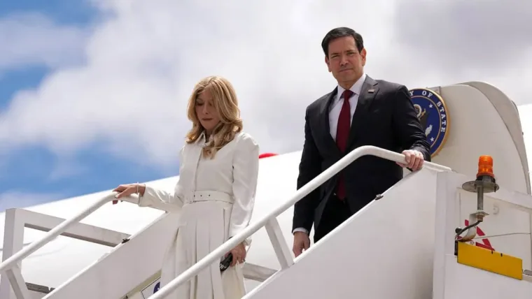 Rubio llega a Ecuador, fiel aliado de EE. UU. en la guerra