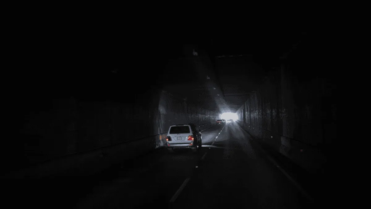 VIDEO | Túnel de Las Américas permanece parcialmente a oscuras por falla en iluminación