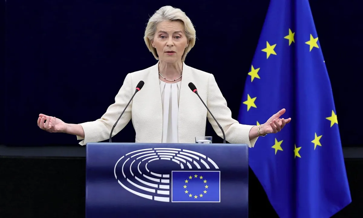 Von der Leyen lleva a la Eurocámara sus líneas maestras para un agitado curso político UE